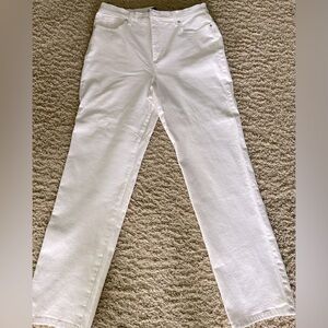 Gloria Vanderbilt white high waist size 14 jeans